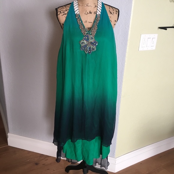 Haute Hippie Halter Crepe Dress - Picture 2 of 4